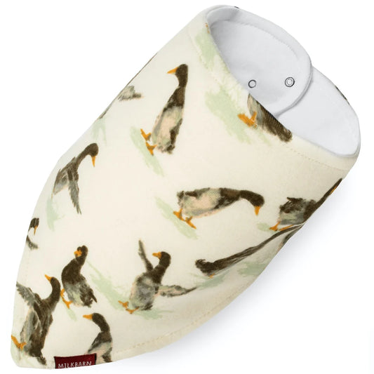 Organic Kerchief Bib Duck