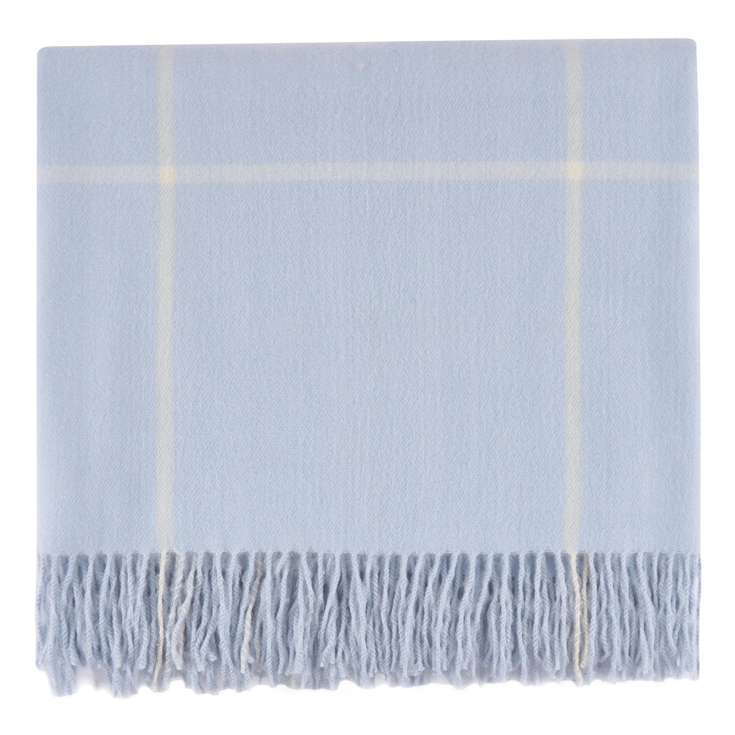 Glasgow Light Blue Throw
