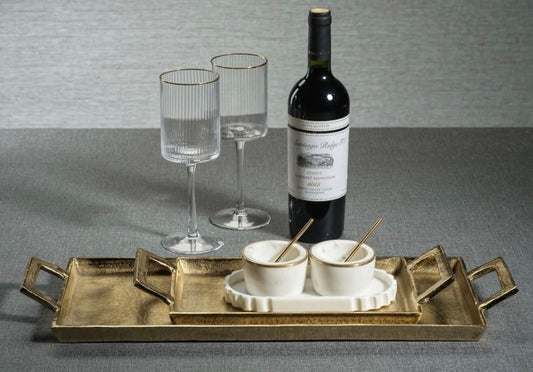 La Reserve Aluminum Tray Dark Gold-Sm