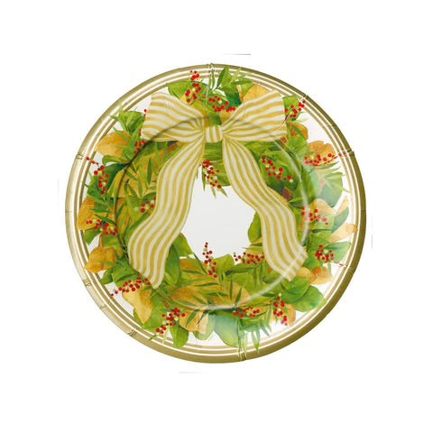 Magnolia Wreath Salad/Dessert Plates