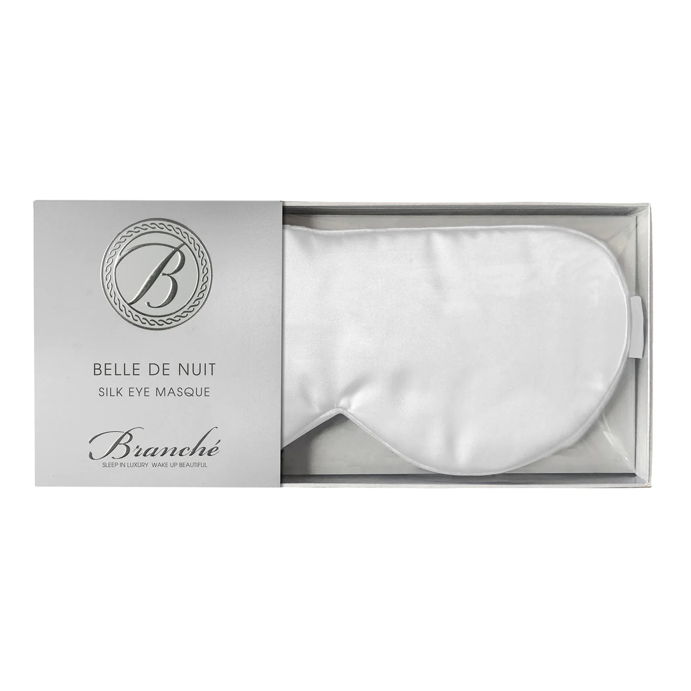 Belle De Nuit Eye Mask-White