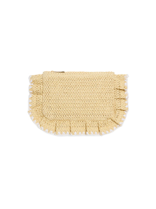 Arabella Zip Pouch, Natural