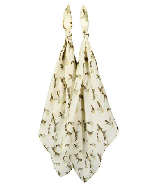 Organic Burp Cloths-Duck