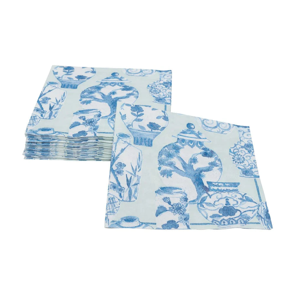 Glazed Porcelain Cocktail Napkin