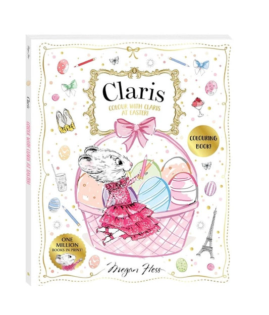 Color With Claris At Easter- Coloring Book