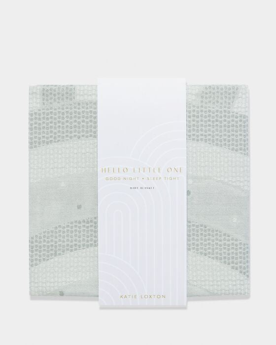 Printed Baby Blanket-Cool Grey