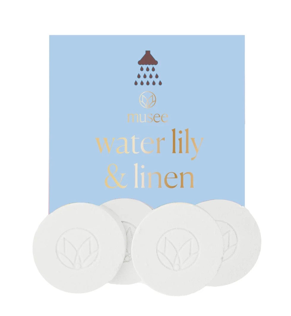 Water Lily & Linen Shower Steamers