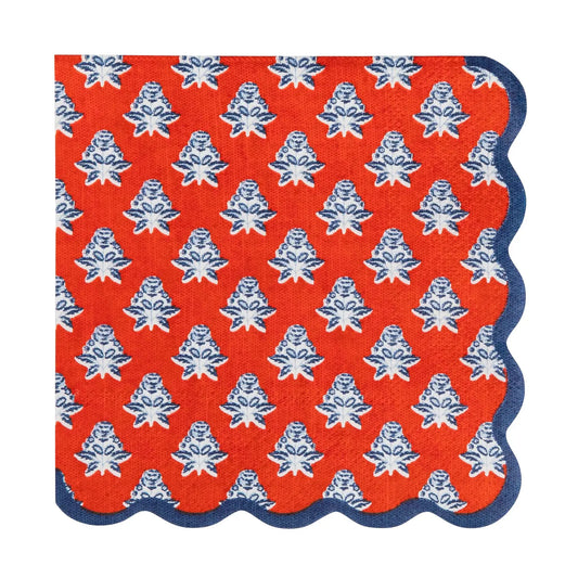 Floral Cocktail Napkin