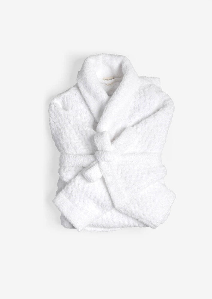 Snug Waffle Robe- S/M White