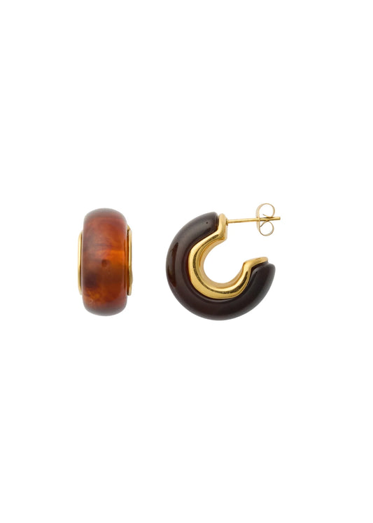 Sage Brown Hoop