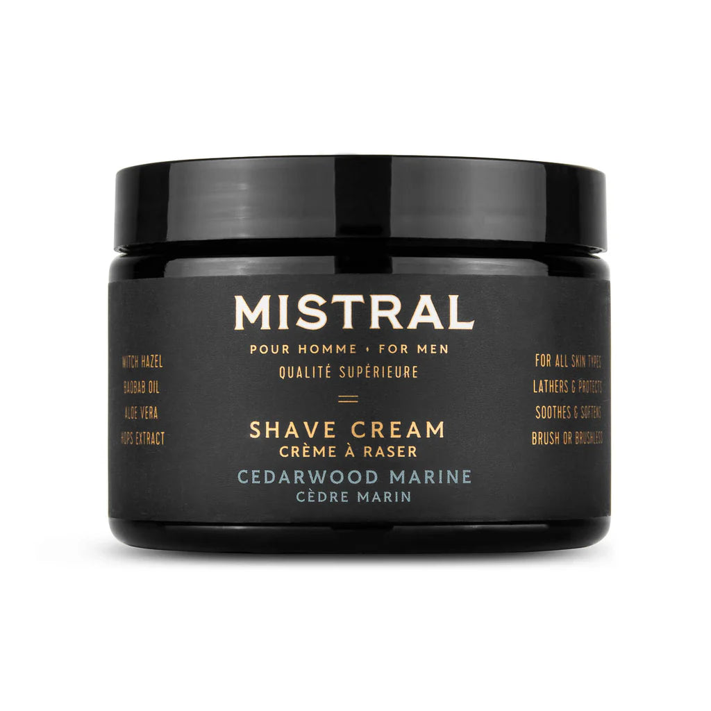 Men's Shave Cream Tub Cedarwood Marine 9 oz.
