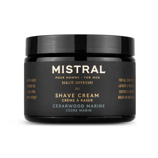 Men's Shave Cream Tub Cedarwood Marine 9 oz.