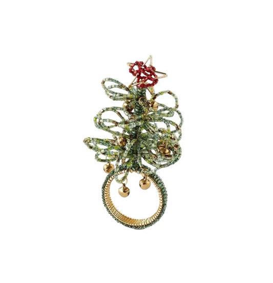 Beaded Tree Napkin Ring