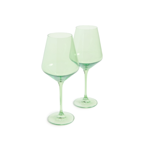 Mint Stemmed Wine Set of Two