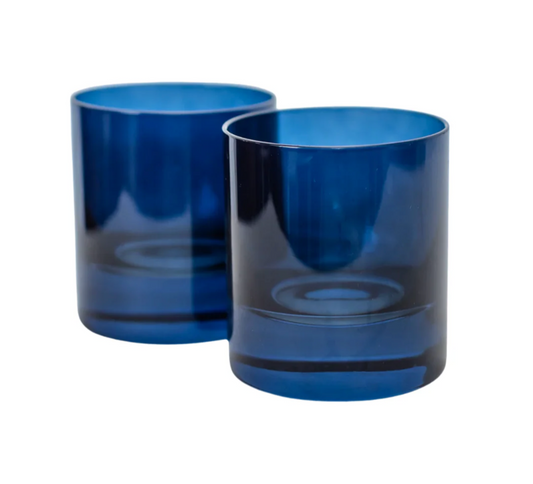 Midnight Rock Glass Set of Two