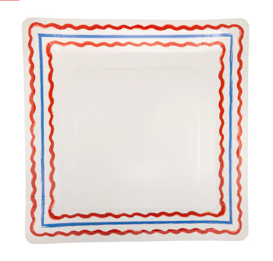 Border Paper Plate 11"