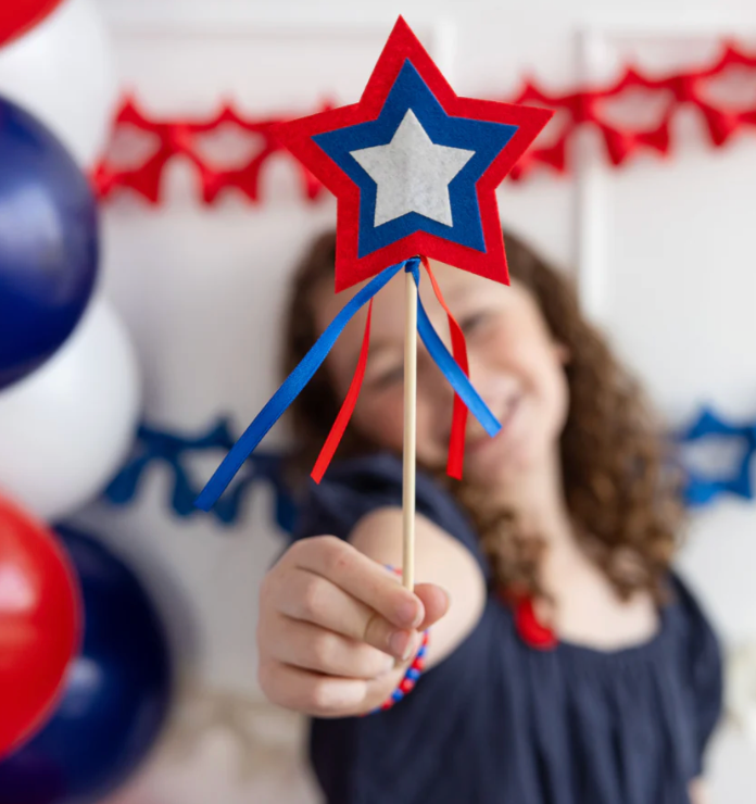 Patriotic DIY Wand