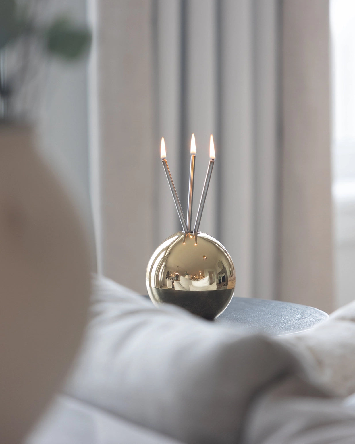 Neva Gold Metallic Vase
