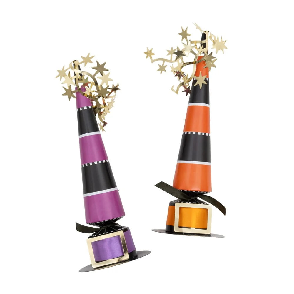 Witches Hats 10-Inch Cone Crackers - box of 6